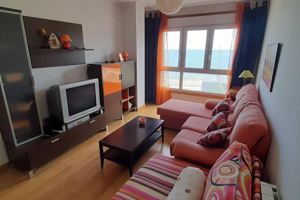 Apartamento 1ª Linea Con Vistas A La Playa Apartment San Ciprian  Ngoại thất bức ảnh
